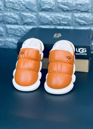 Капці жіночі ugg australia, шкіряні домашні капці угг