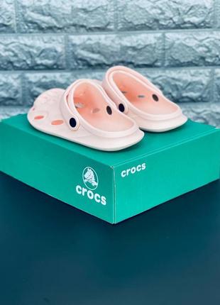 Шльопанці crocs жіночі, рожеві пляжні шльопанці сланці капці3 фото