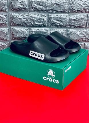 Шльопанці чоловічі crocs пляжні шльопанці сланці капці крокси3 фото