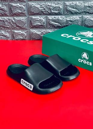 Шльопанці чоловічі crocs пляжні шльопанці сланці капці крокси5 фото