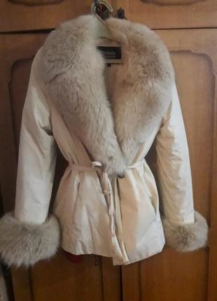 Куртка зимова pelliccia naturale