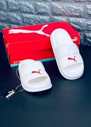 Puma bubble dubble шльопанці жіночі, пляжні стильні шльопанці пум