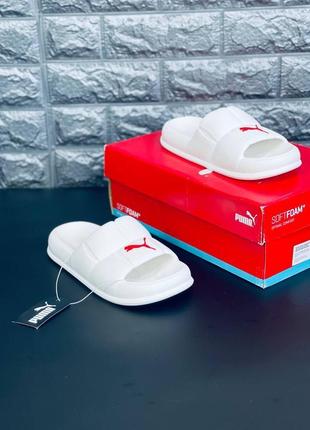 Puma bubble dubble шльопанці жіночі, пляжні стильні шльопанці пум
