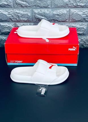 Puma bubble dubble шльопанці жіночі, пляжні стильні шльопанці пум