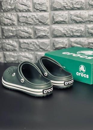 Чоловічі шльопанці crocs, пляжні шльопанці сланці капці крокси4 фото