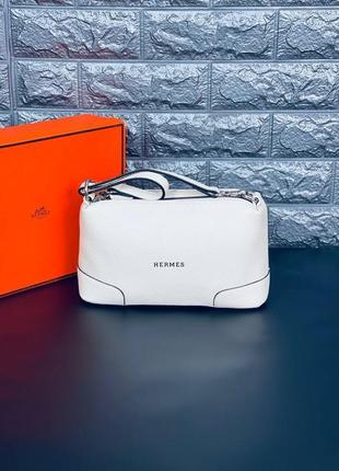 Жіноча шкіряна сумочка hermes, сумка гермес із натуральної шкіри