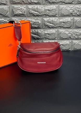 Сумочка hermes крос-боді, сумка жіноча гермес через плече