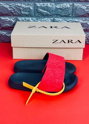 Шльопанці zara чоловічі, літні пляжні шльопанці сланці капці зара2 фото