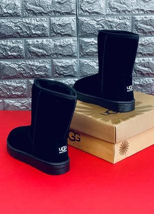 Чоловічі уги ugg australia, зимові чорні якісні уги 36-452 фото