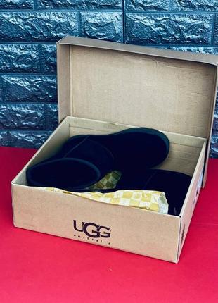 Чоловічі уги ugg australia, зимові чорні якісні уги 36-458 фото