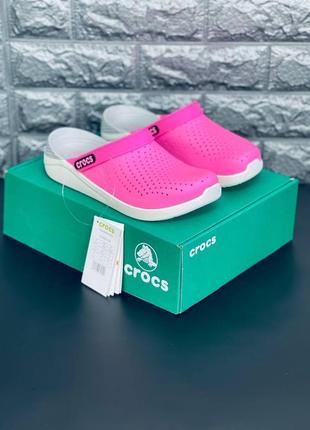 Шльопанці crocs жіночі, пляжні шльопанці сланці капці сабо10 фото