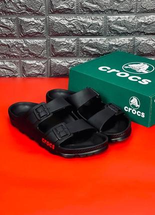 Шльопанці crocs чоловічі, пляжні шльопанці сланці капці крокси2 фото