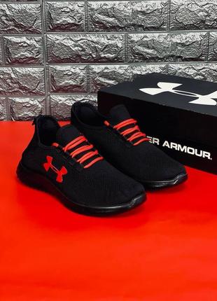 Кросівки чоловічі under armour, чорні спортивні кросівки 36-453 фото