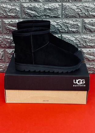 Чоловічі уги ugg australia, зимові зручні шкіряні уги 36-455 фото