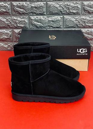 Чоловічі уги ugg australia, зимові зручні шкіряні уги 36-456 фото