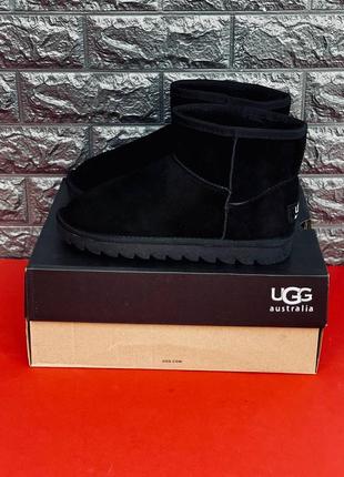 Чоловічі уги ugg australia, зимові зручні шкіряні уги 36-458 фото