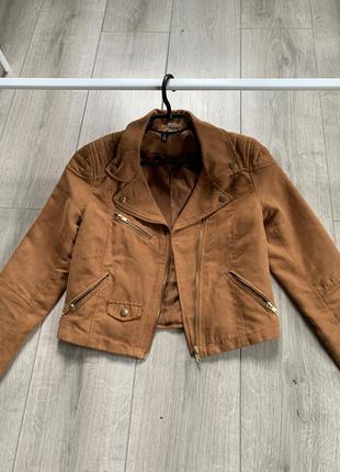 Косуха куртка замшевая размер xs s h&amp;m3 фото