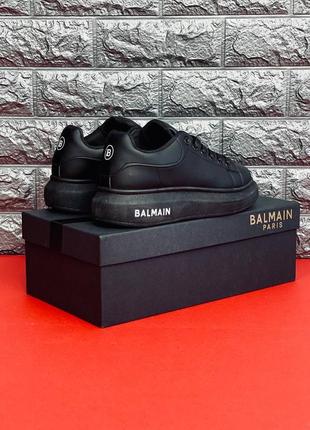 Кросівки жіночі balmain, чорні зручні кросівки балман9 фото