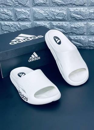 Шльопанці чоловічі adidas yeezy slide bone, шльопанці сланці капц2 фото