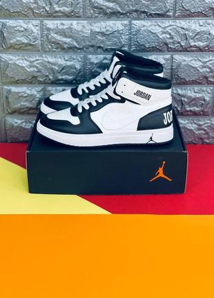 Jordan кросівки чоловічі, чорно-білі стильні кросівки джордан8 фото
