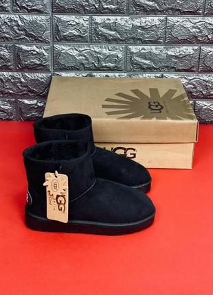 Чоловічі уги ugg australia, чорні зимові зручні уги новинка!