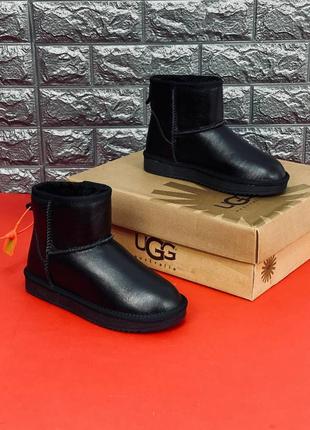 Уги ugg australia чоловічі, чорні якісні зимові уги 35-452 фото