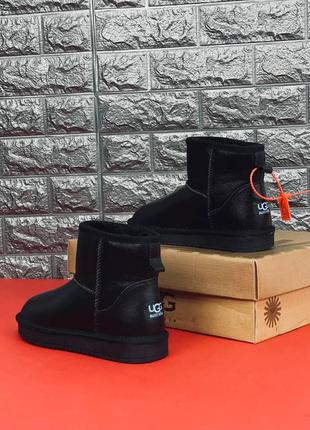 Уги ugg australia чоловічі, чорні якісні зимові уги 35-458 фото