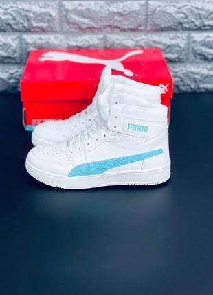 Puma rebound кросівки жіночі, стильні модні кросівки пума4 фото