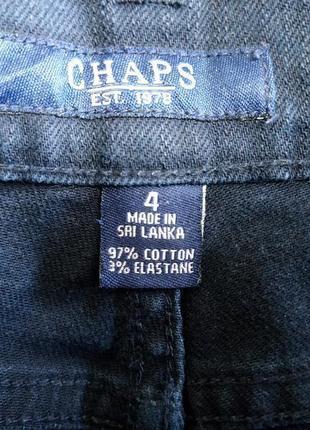 Синие плотные прямые джинсы поб 51 chaps5 фото