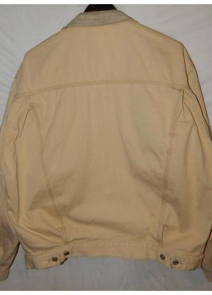 Оверсайзна куртка з коміром зі шкіри diesel. made in italy2 фото