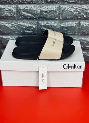 Чоловічі шльопанці calvin klein, шльопанці капці капці новинка!5 фото