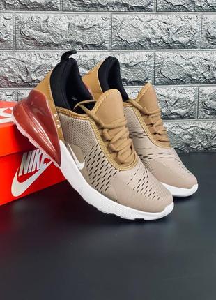 Чоловічі кросівки nike air max 270, зручні легкі кроси найк