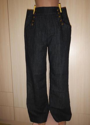 Трендовые джинсы палаццо с высокой посадкой m&amp;co p.182 фото