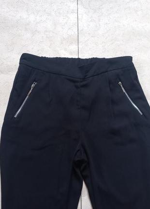 Брендовые черные штаны бойфренды с высокой талией wallis, 38 pазмер.6 фото