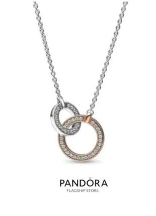 Чокер цепочка серебро silver_pandora original большой ассортимент кольца, серьги, браслеты