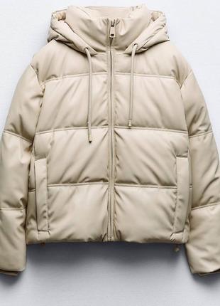 Hooded puffer - зимова куртка стьобана