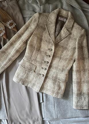 Вишуканий👑 блейзер elle твід  s m