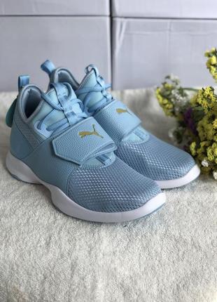 Блакитні кросівки puma soft foam+