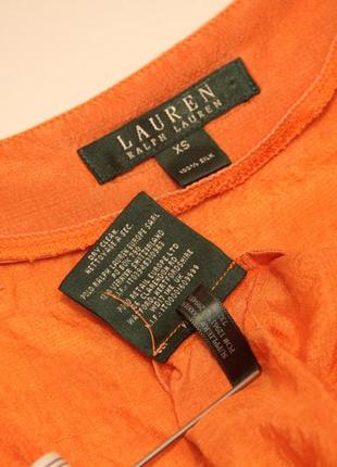 Polo ralph lauren блуза из шёлка s-xs6 фото