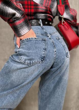 Женские джинсы с поясом 100% коттон идеальная посадка красиво садятся по фигуре6 фото