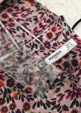 Нова  міні сукня в дрібненькі квіти mango3 фото