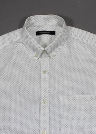 Симпатичная приталенная рубашка в мелкий узор от french connection3 фото