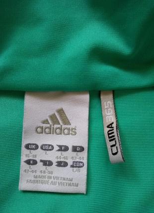 Спортивна кофта вітровка adidas climalite,бірюзового кольору,р. l,40-423 фото