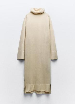 Довге трикотажне плаття з коміром-хомутом8 фото