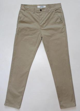 Базовые повседневные slim fit (зауженные) чиносы чино брюки от topman2 фото