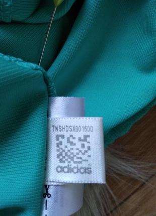 Спортивна кофта вітровка adidas climalite,бірюзового кольору,р. l,40-427 фото