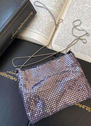 Винтажная сумочка-кошелёк в стиле paco rabanne