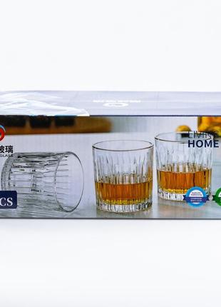 Стакан для напитков низкий стеклянный прозрачный набор 6 шт3 фото
