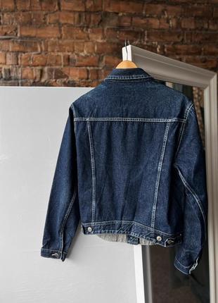 Levi’s rare vintage women’s 60s blue denim jacket pockets logo женская, винтажная джинсовка, джинсовая куртка6 фото