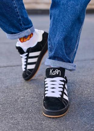 Кросівки adidas campus x korn black